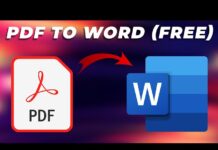 Word file to PDF